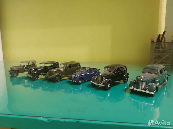 Автолегенды СССР 1:43 Газ Зис Москвич