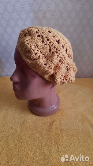 Шапочки и береты летние, вязаные ажурные