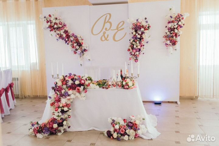 Оформление банкетных залов, свадебный декор