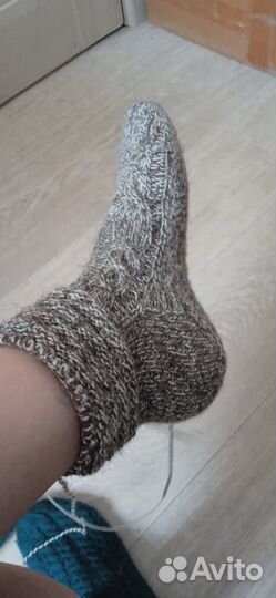Вязанные носки ручной работы