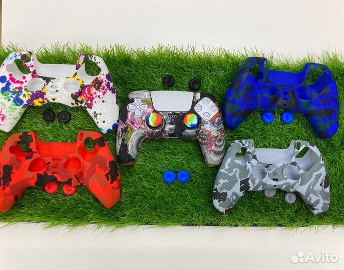 Чехол для джойстика ps5 и накладки на стики