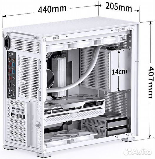 Jonsbo D41 mesh White