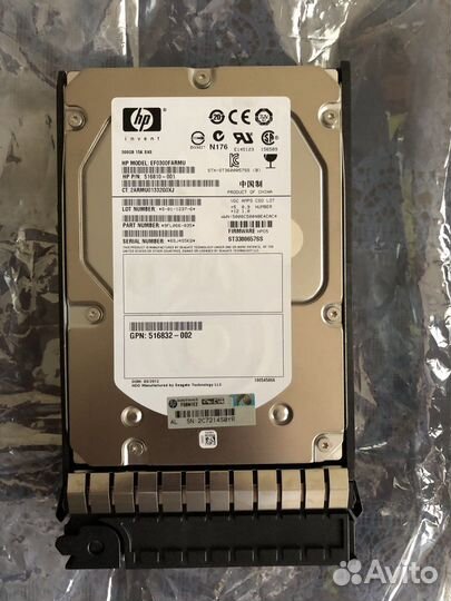 Жесткий диск HP SAS 3.5 дюйма EF0300farmu
