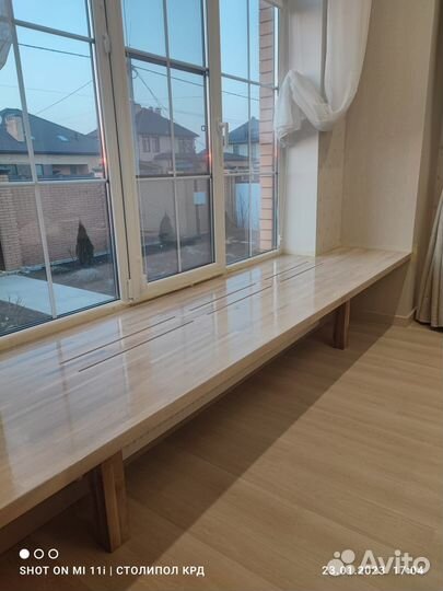 Подоконник из дуба