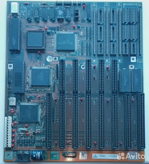 Процессор ретро N80286-12 на плате