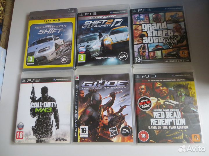 Игры для PlayStation (9 штук)