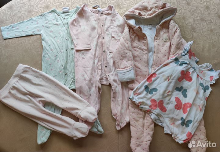 Вещи пакетом для девочки 74 размер