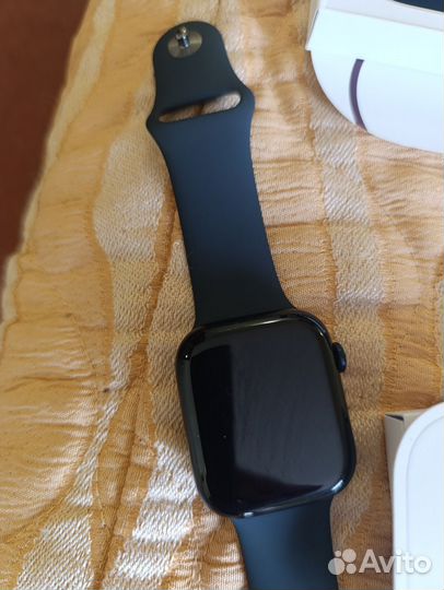 Часы apple watch 9 45 mm midnight