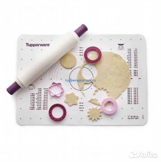 Скалка для теста tupperware