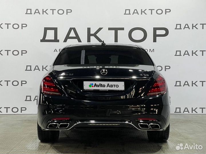 Mercedes-Benz S-класс AMG 4.0 AT, 2018, 99 000 км