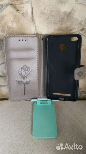 Чехол книжка xiaomi redmi 3S