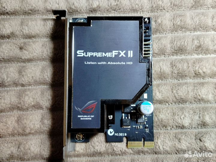 Звуковая карта asus SupremeFX ll