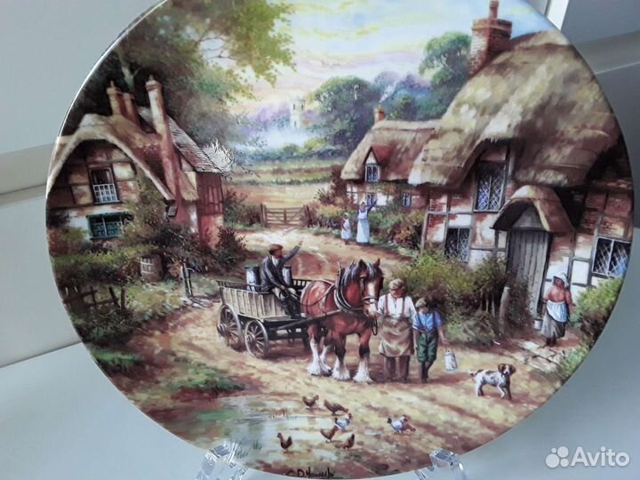 Тарелка декоративная англия
