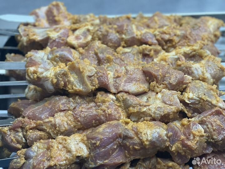 Шашлык из свинины 1 кг полуфабрикат