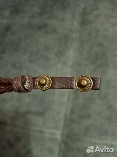 Кожаный браслет знак зодиака