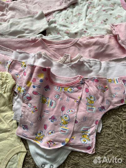 Пакет одежды для девочки 0-3 мес