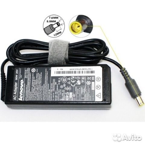Новый для ноутбука Lenovo 20V 4.5A (7.9x5.5) 90W