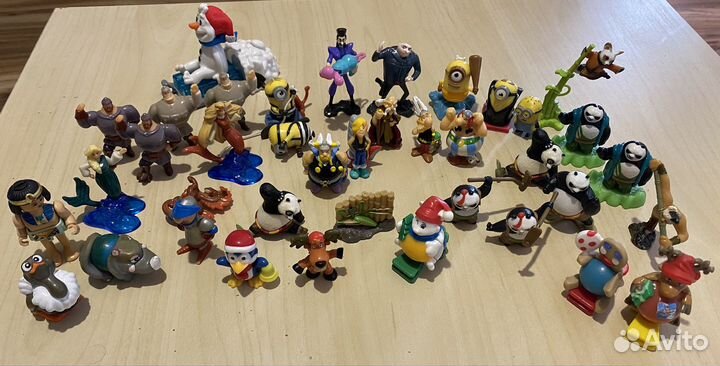 Киндер Миньоны, Кунфу панда, Астерикс,и др