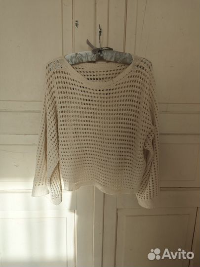 Кофта в сетку короткая 42-48 размер