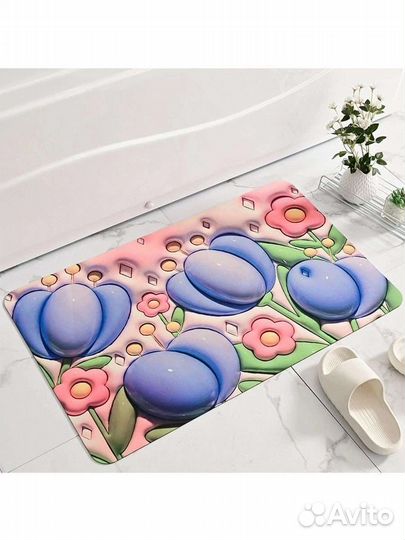Коврик для ванной противоскользящий