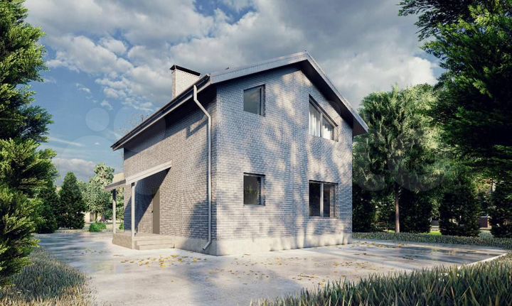 Дом 115 м² на участке 5 сот.