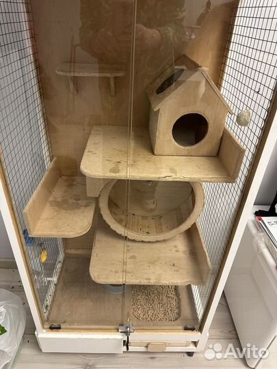 Клетка для шиншиллы бу