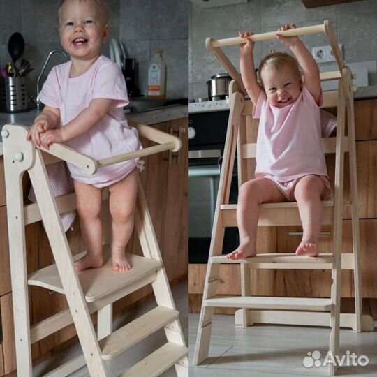 Башня помощника монтессори стульчик для кормления