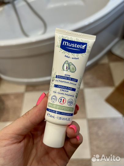Крем mustela от молочных корочек