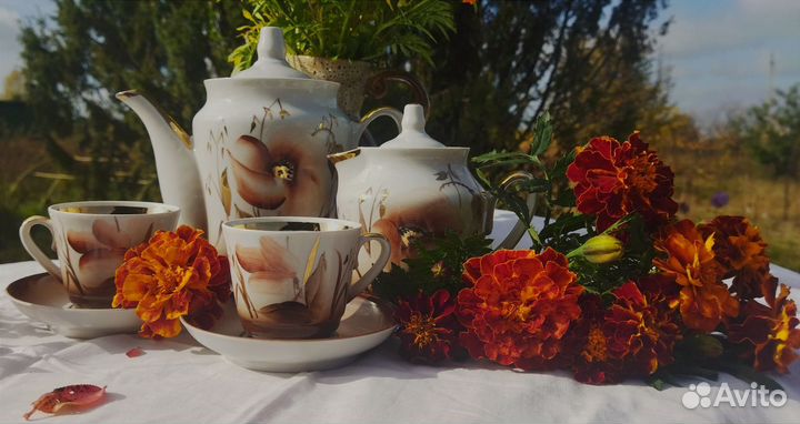 Кофейный сервиз не комплект Городница СССР