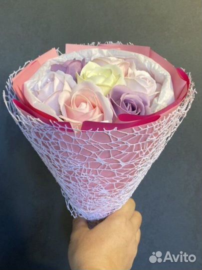 Букеты, мыльные розы, цветы