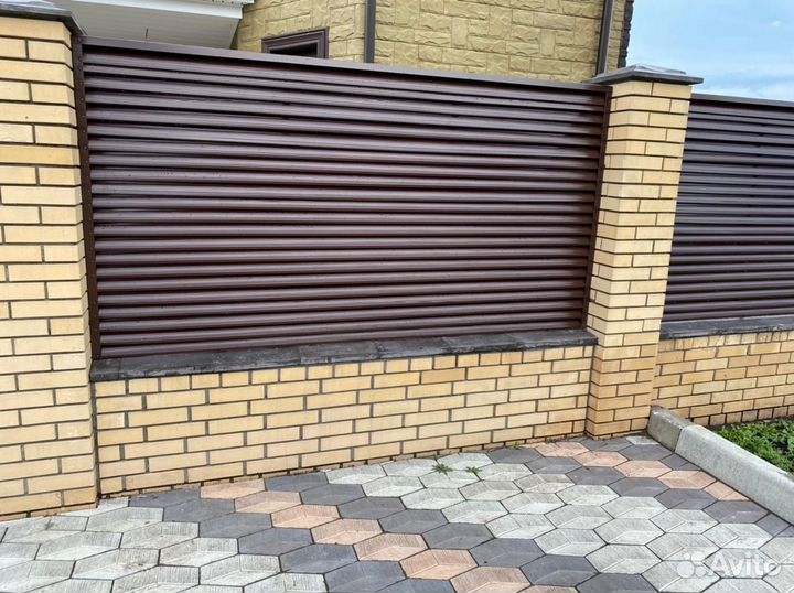 Забор из жалюзи