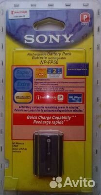 Аккумулятор Sony NP-FP50 для Sony DCR-HC16E.HC96E
