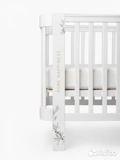 Кроватка-трансформер Happy Baby Mommy Love sage