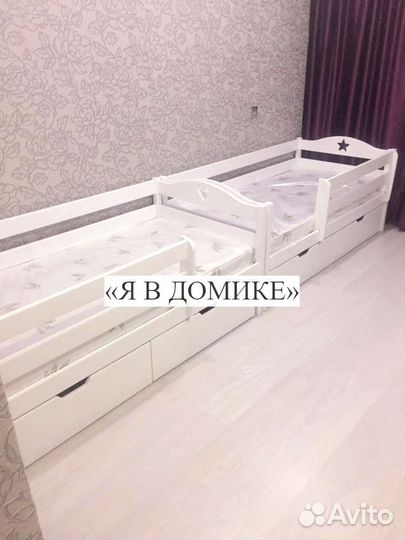 Детская кровать из массива березы