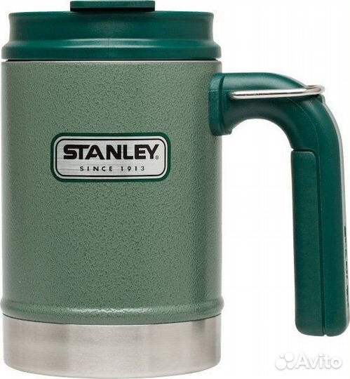 Термокружка stanley Classic походная 0.47L зеленый