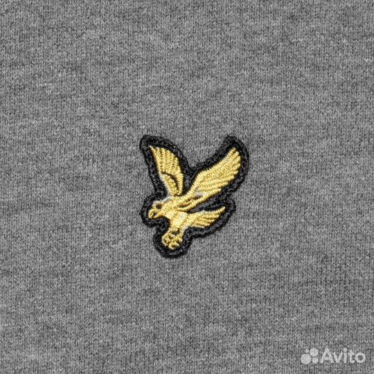 Новая мужская серая толстовка худи Lyle & Scott