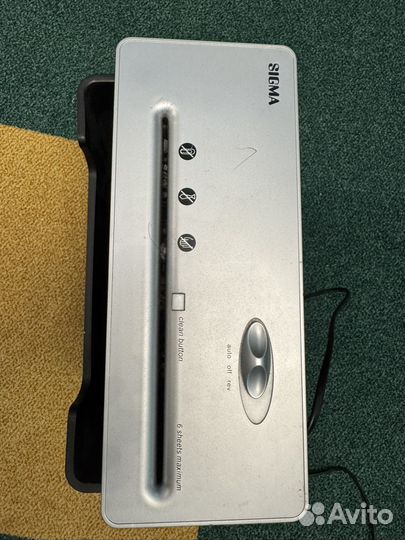 Уничтожитель бумаг шредер sigma