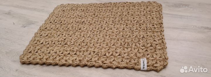 Коврик джутовый