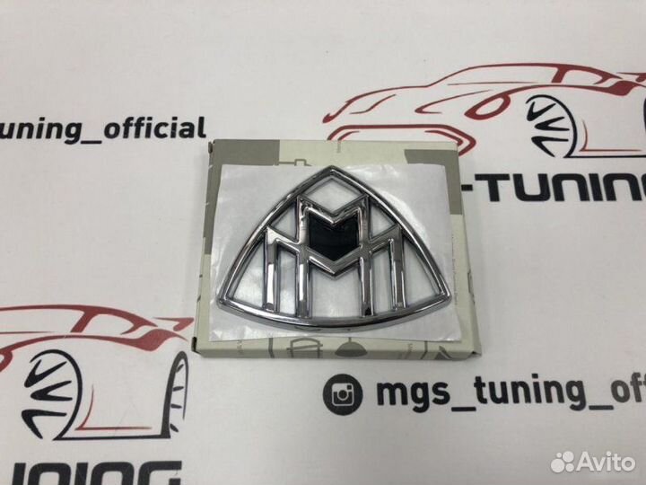 Шильдик Maybach на крышку багажника Mercedes Benz