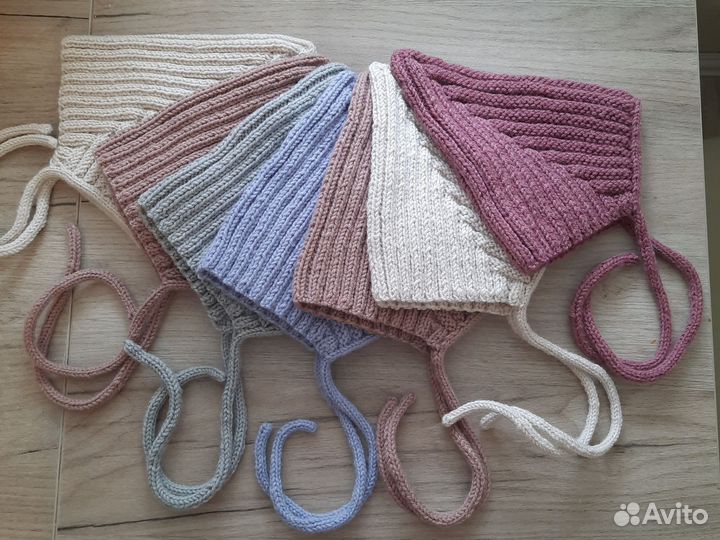 Шапка детская, чепчик детский, набор шапка, снуд