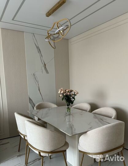 Стол c дизайнерской ножкой Вельвет z-4367