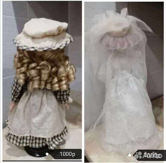 Фарфоровая кукла интерьерная