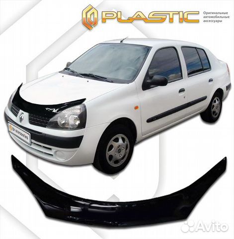 Дефлектор капота (exclusive) Renault Symbol 2006-2