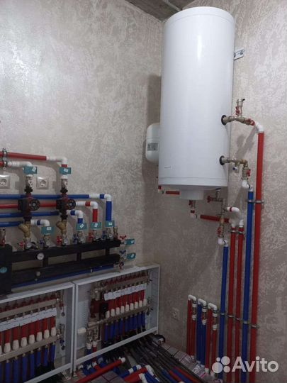 Разводка отопления в доме, коттеджи, тёплый пол