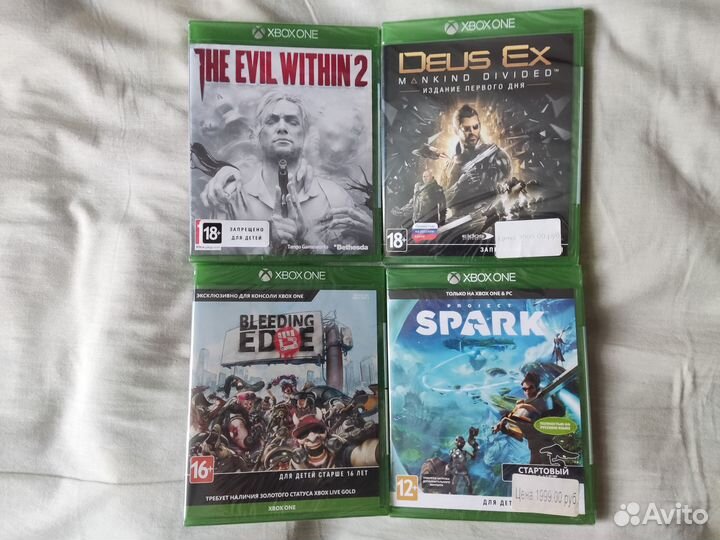 Продаю новые игры для WII,PS4.Xbox One и не только
