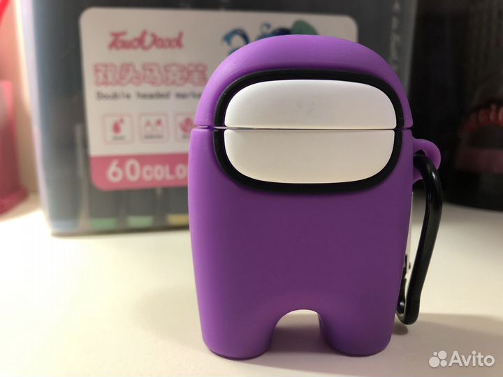 Чехол для наушников airpods 1/2