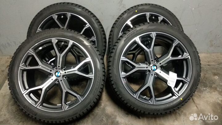 Новые шипованные колёса R21 BMW 741m стиль X5 X6