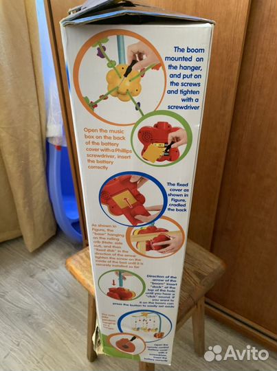 Детский мобиль в кроватку