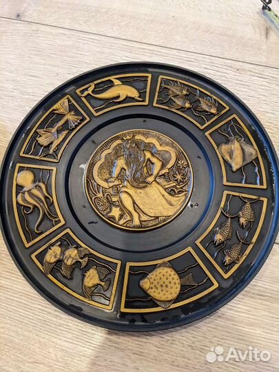 Тарелка панно декоративная СССР