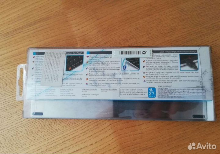 Клавиатура беспроводная рапоо bluetooth